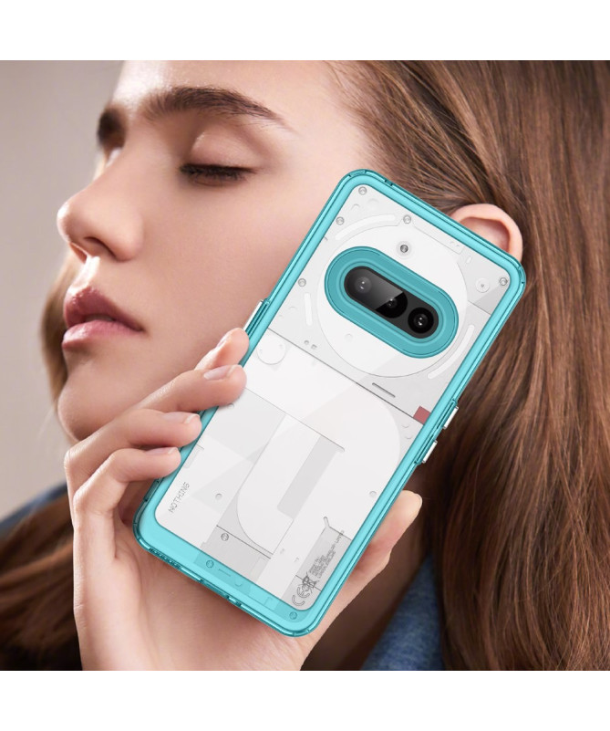 Coque Nothing Phone (3a) Transparente Contour Coloré