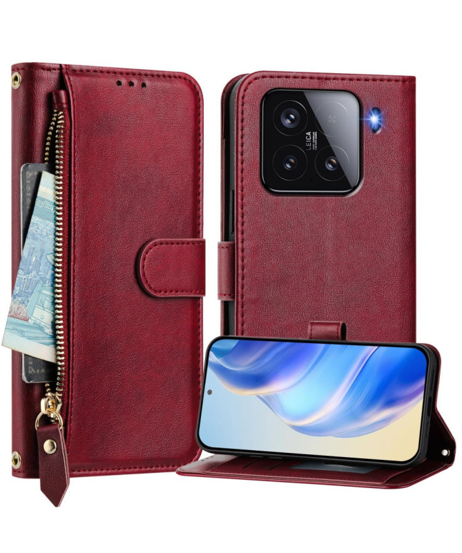 Housse Xiaomi 15 Porte-Cartes à Lanière
