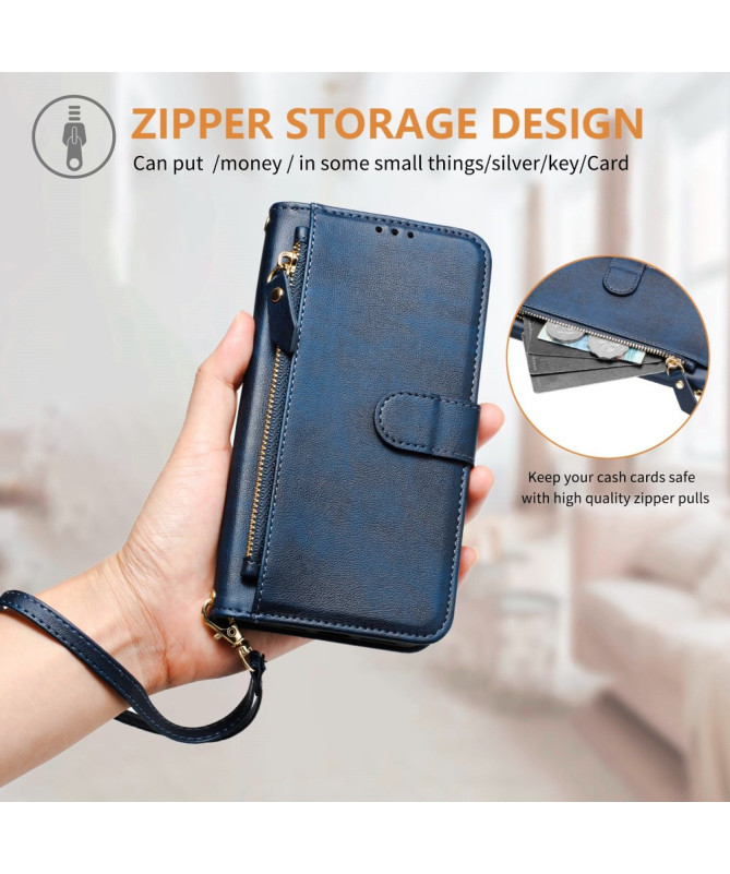 Housse Xiaomi 15 Porte-Cartes à Lanière