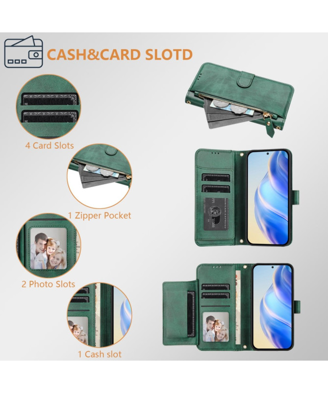 Housse Xiaomi 15 Porte-Cartes à Lanière