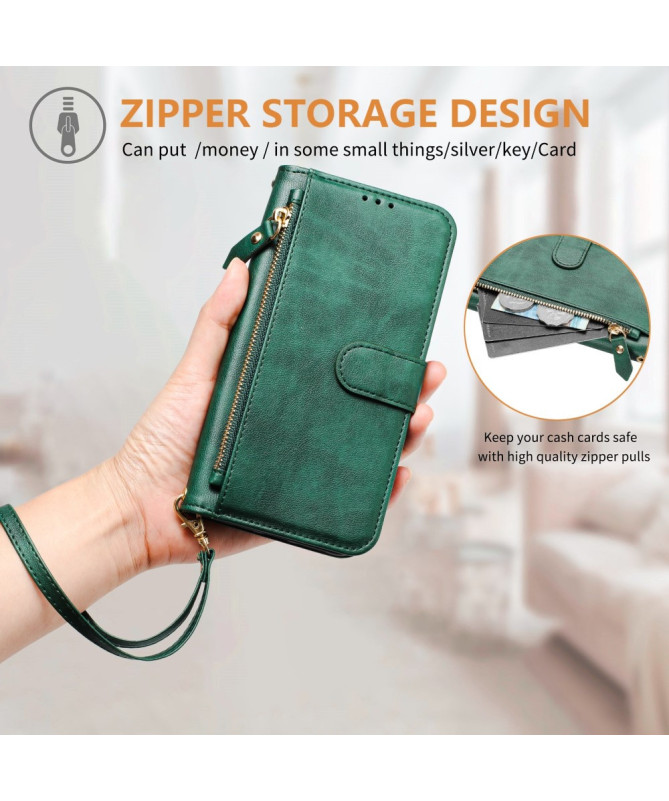 Housse Xiaomi 15 Porte-Cartes à Lanière