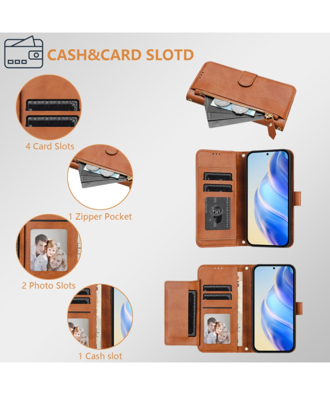 Housse Xiaomi 15 Porte-Cartes à Lanière