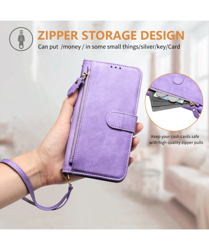 Housse Xiaomi 15 Porte-Cartes à Lanière