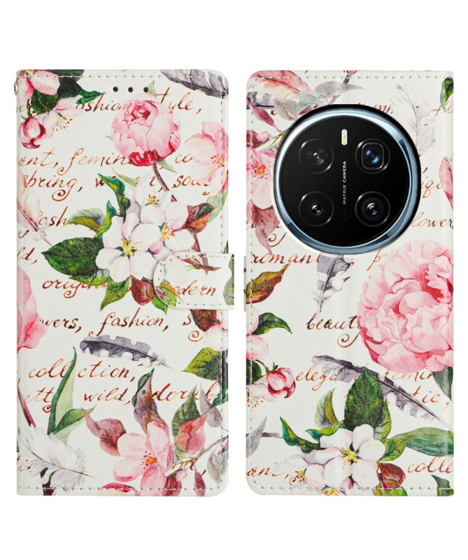 Housse Honor Magic 7 Pro | Manuscrit Fleuri