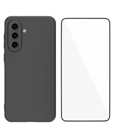 Pack Samsung Galaxy A26 5G Coque TPU Mat + Verre Trempé