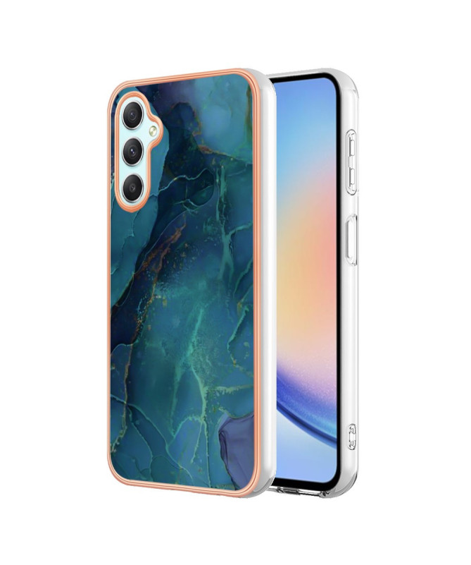 Coque Samsung Galaxy A26 5G Marbre Vert Émeraude