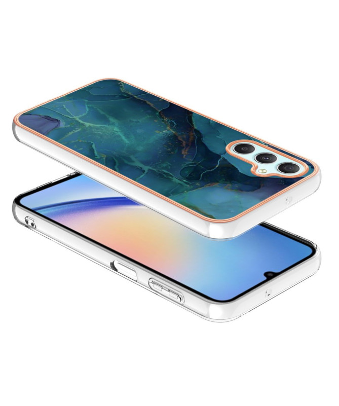 Coque Samsung Galaxy A26 5G Marbre Vert Émeraude