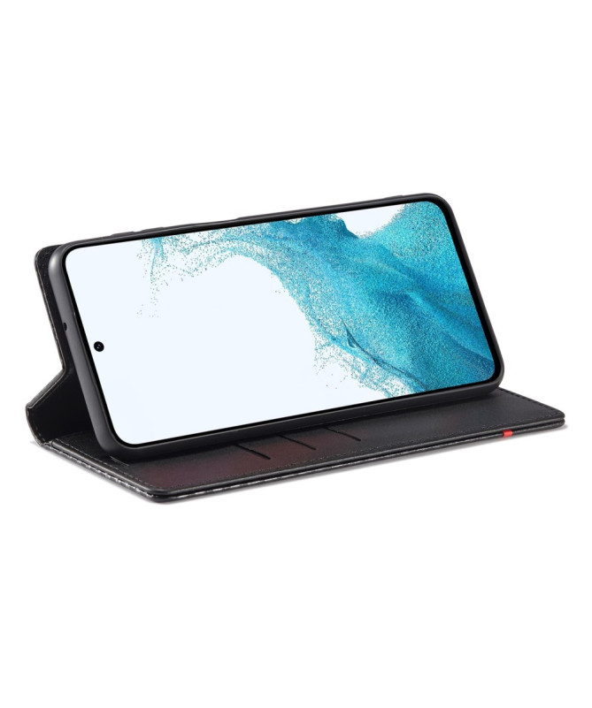Flip cover Samsung Galaxy A26 5G fibre de carbone Vertical Stripe