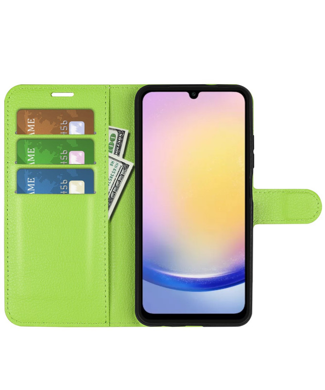 Étui Samsung Galaxy A26 5G style cuir porte cartes