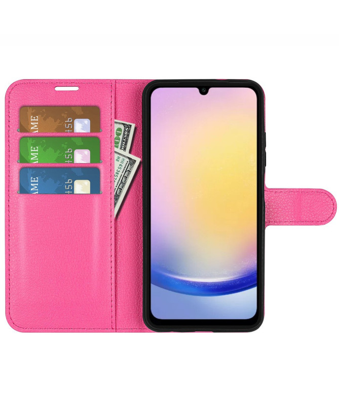 Étui Samsung Galaxy A26 5G style cuir porte cartes