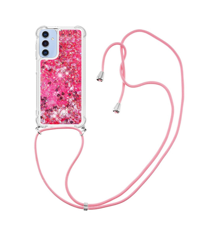 Coque Samsung Galaxy A26 5G | Paillettes et Cordon