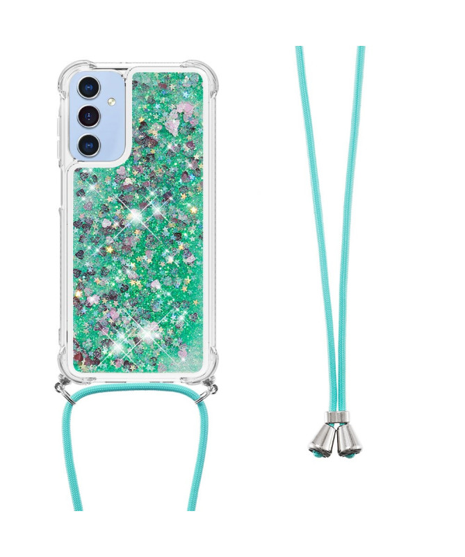 Coque Samsung Galaxy A26 5G | Paillettes et Cordon