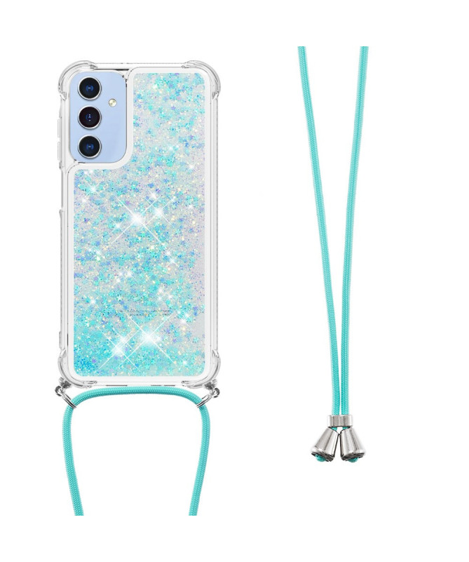 Coque Samsung Galaxy A26 5G | Paillettes et Cordon