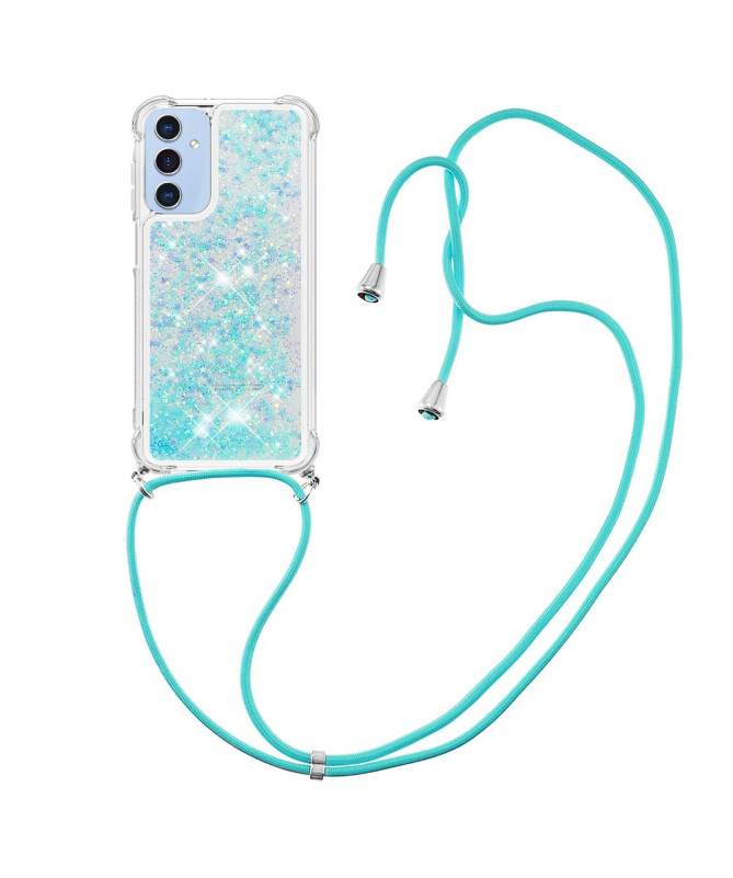 Coque Samsung Galaxy A26 5G | Paillettes et Cordon