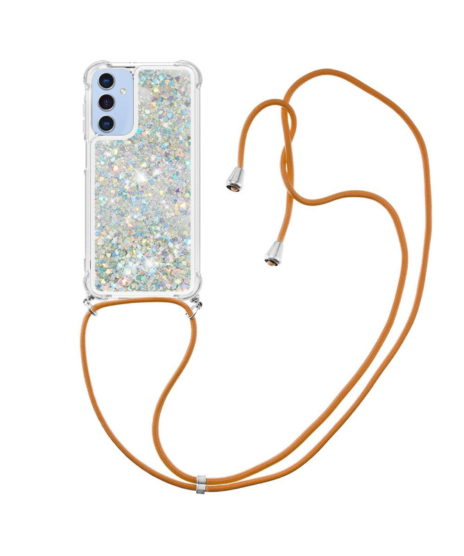 Coque Samsung Galaxy A26 5G | Paillettes et Cordon