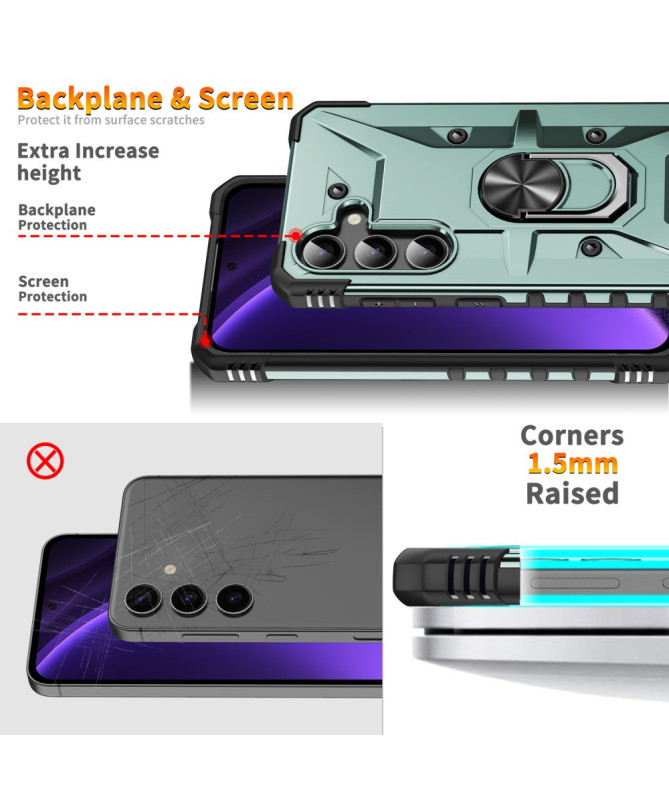 Coque Samsung Galaxy A26 5G avec anneau rotatif | Defender