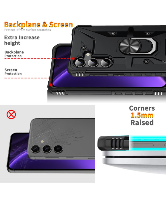 Coque Samsung Galaxy A26 5G avec anneau rotatif | Defender