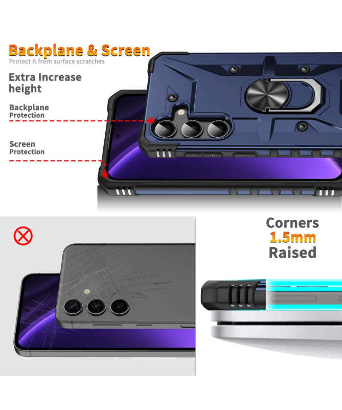 Coque Samsung Galaxy A26 5G avec anneau rotatif | Defender