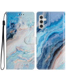 Housse Samsung Galaxy A26 5G Effet Marbre Bleu