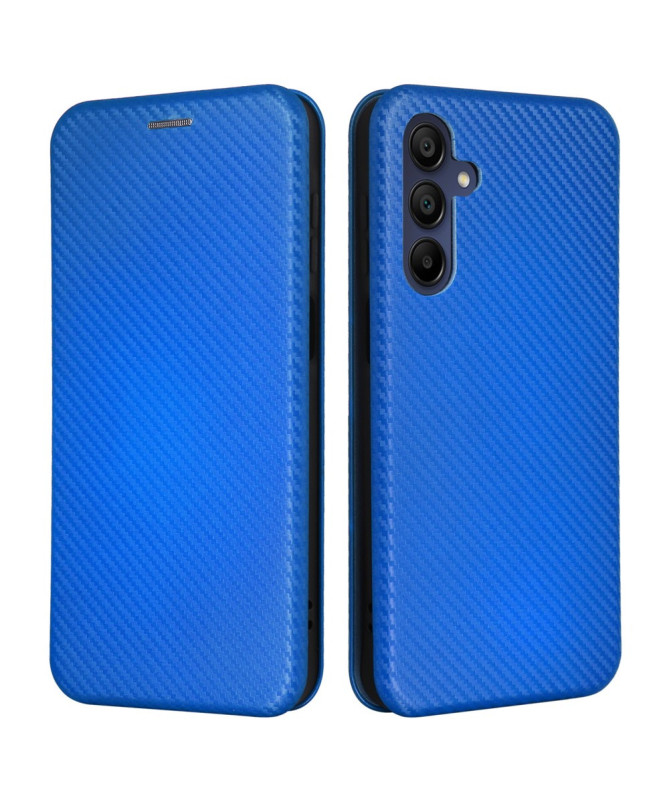 Flip Cover Samsung Galaxy A26 5G design fibre de carbone