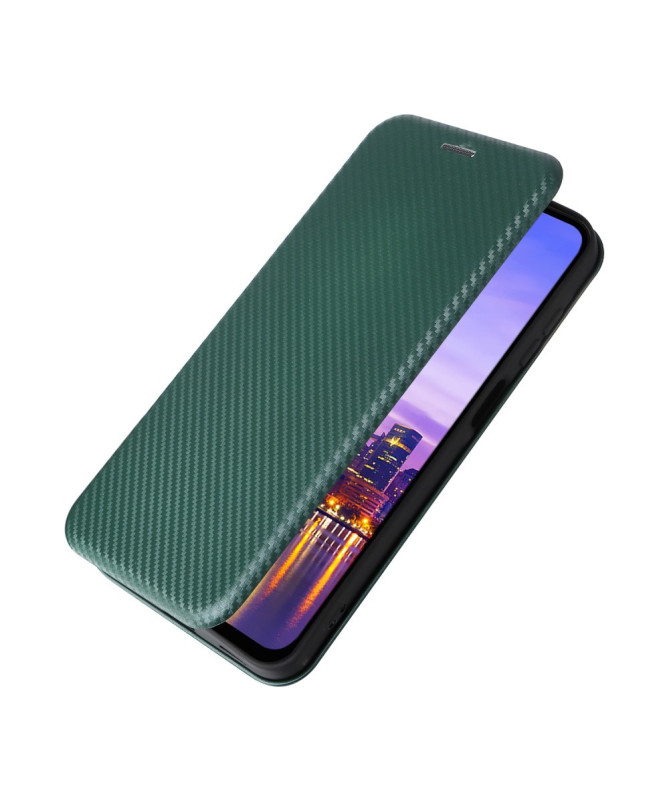 Flip Cover Samsung Galaxy A26 5G design fibre de carbone