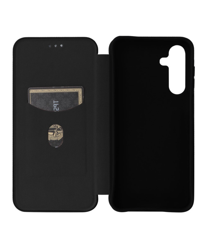 Flip Cover Samsung Galaxy A26 5G design fibre de carbone