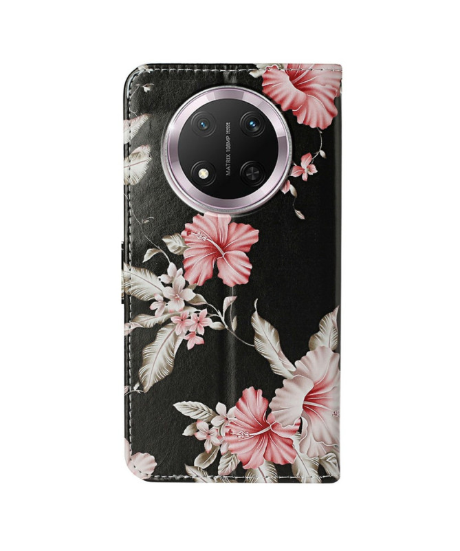 Housse Honor Magic 7 Lite | Hibiscus Noir