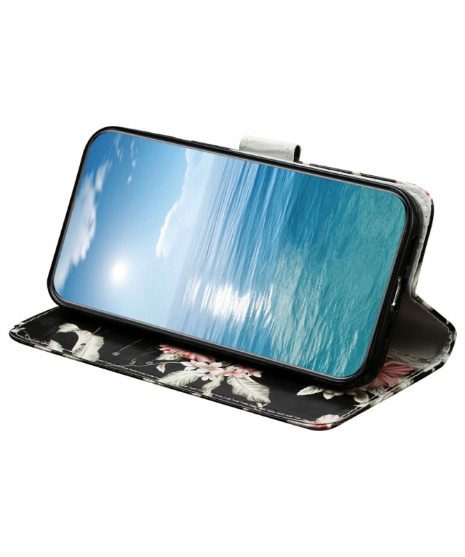Housse Honor Magic 7 Lite | Hibiscus Noir