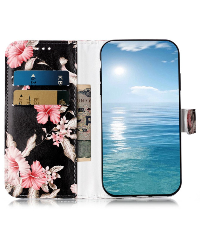 Housse Honor Magic 7 Lite | Hibiscus Noir