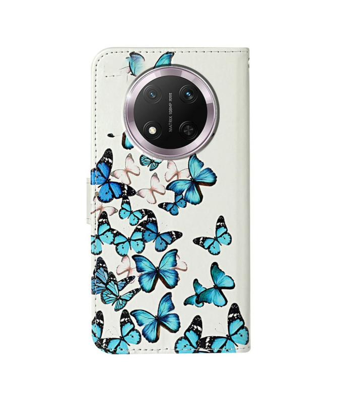 Housse Honor Magic 7 Lite | Papillon Azur