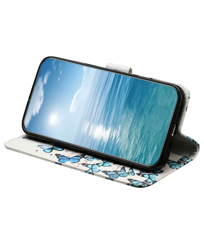 Housse Honor Magic 7 Lite | Papillon Azur