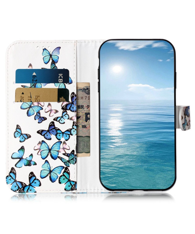 Housse Honor Magic 7 Lite | Papillon Azur