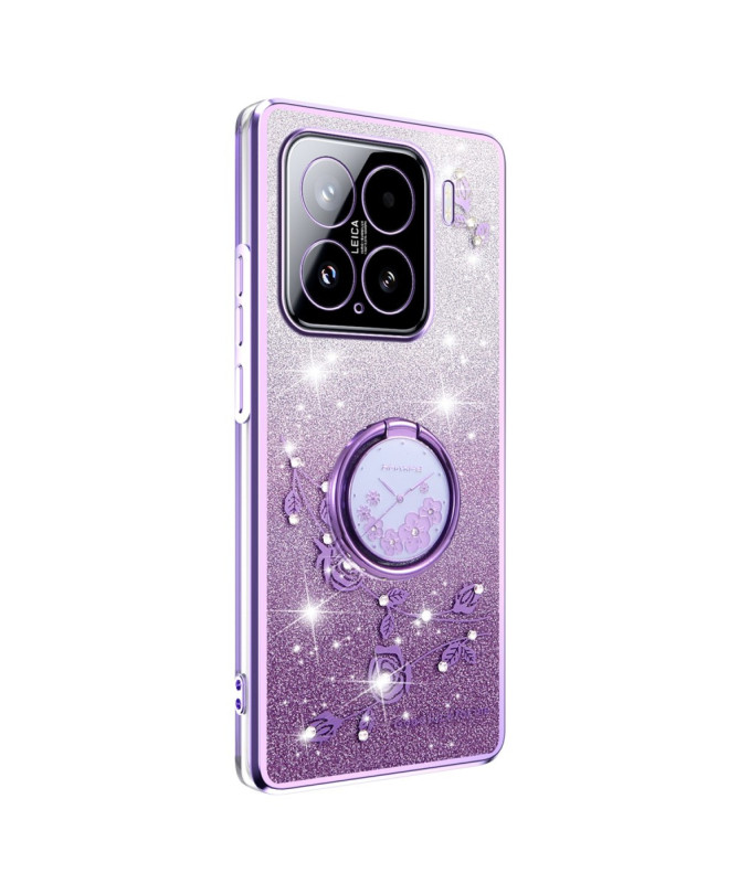 Coque Xiaomi 15 Glamour Glitz avec Anneau