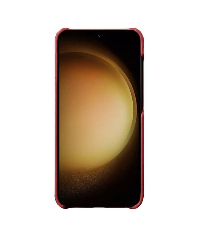 Coque Samsung Galaxy S25 Plus Cuir Véritable Compatible MagSafe