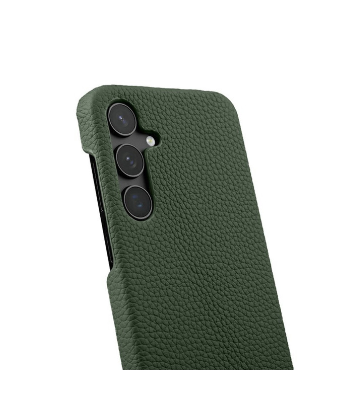 Coque Samsung Galaxy S25 Plus Cuir Véritable Compatible MagSafe