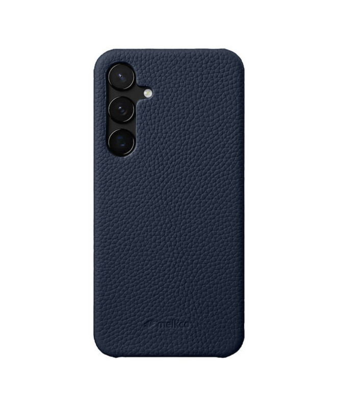 Coque Samsung Galaxy S25 Plus Cuir Véritable Compatible MagSafe