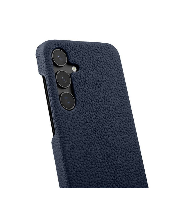 Coque Samsung Galaxy S25 Plus Cuir Véritable Compatible MagSafe