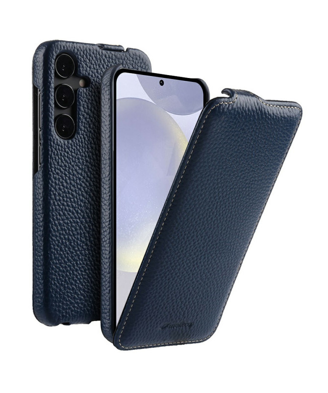 Étui Samsung Galaxy S25 Rabat Vertical | Cuir Véritable