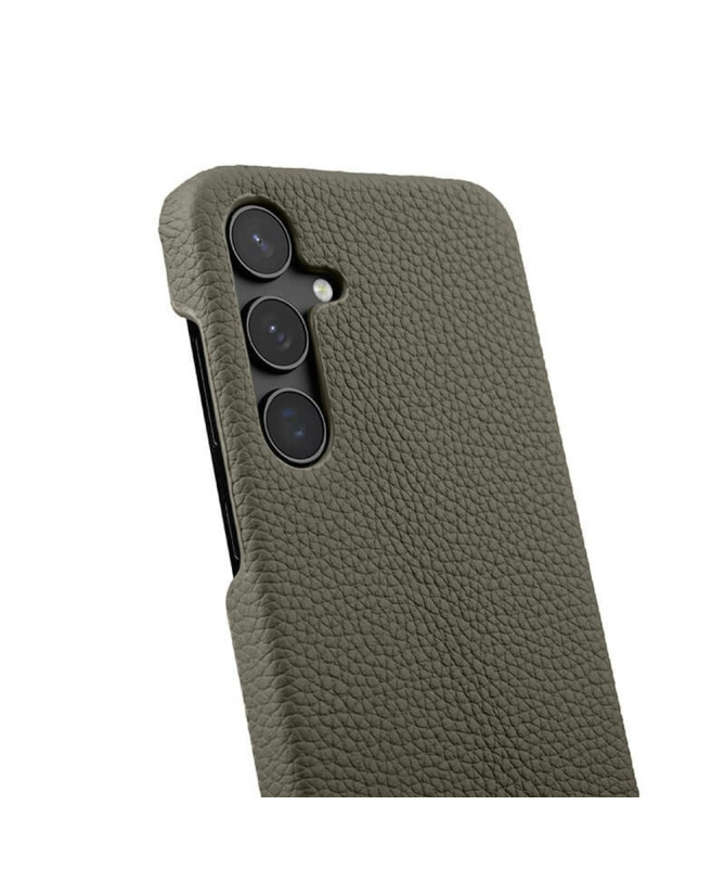 Coque Samsung Galaxy S25 Cuir Véritable Compatible MagSafe