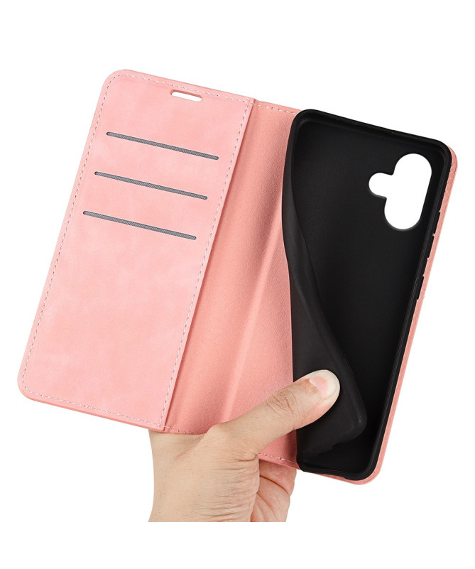 Étui iPhone 16 simili cuir fonction stand