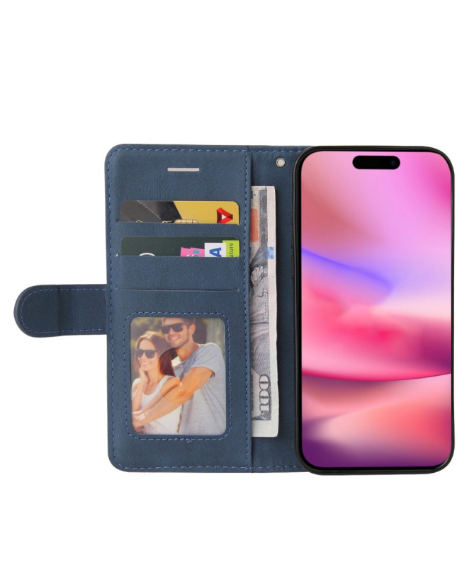Housse iPhone 16 Bicolore artistique
