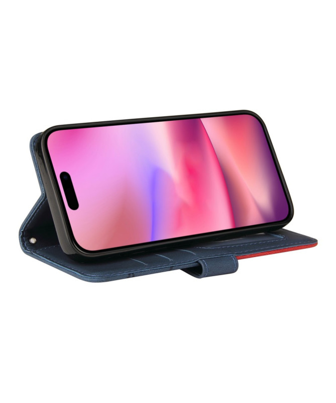 Housse iPhone 16 Bicolore artistique