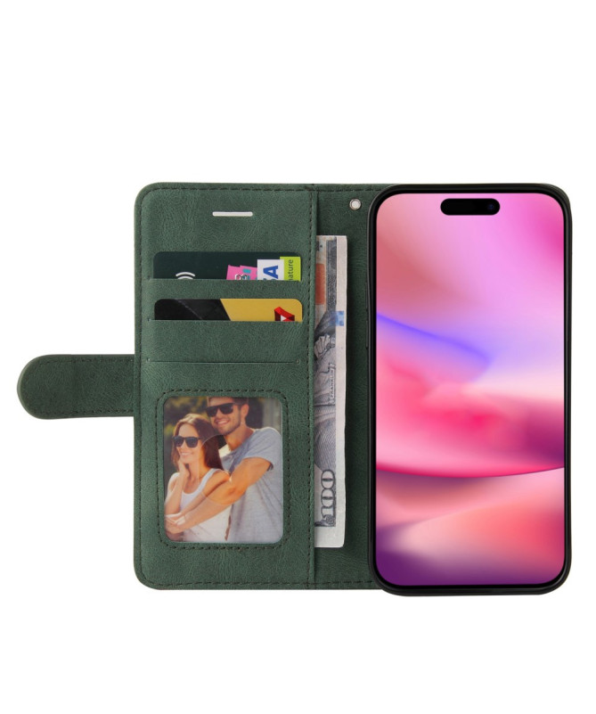 Housse iPhone 16 Bicolore artistique
