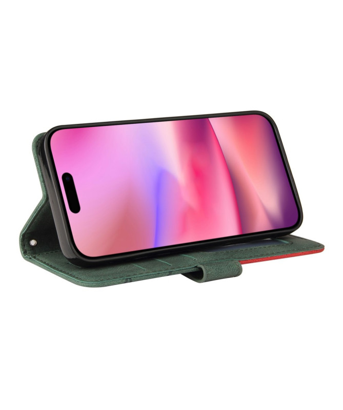 Housse iPhone 16 Bicolore artistique