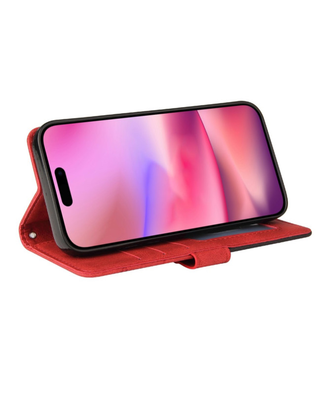 Housse iPhone 16 Bicolore artistique