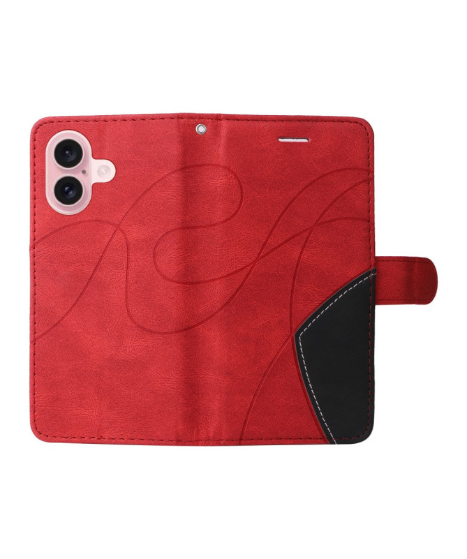 Housse iPhone 16 Bicolore artistique