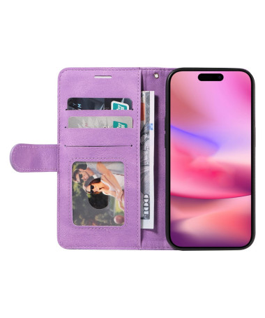 Housse iPhone 16 Bicolore artistique Violet - photo 19