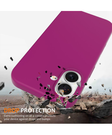 Coque iPhone 16 | Silicone MagSafe & contrôle caméra Violet - photo 26