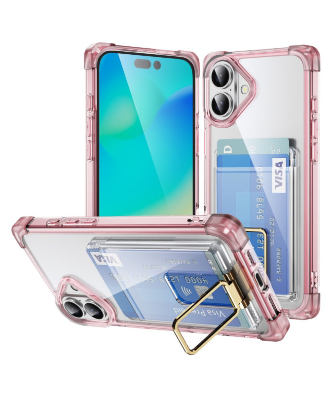 Coque iPhone 16 | Transparente, renforcée et support