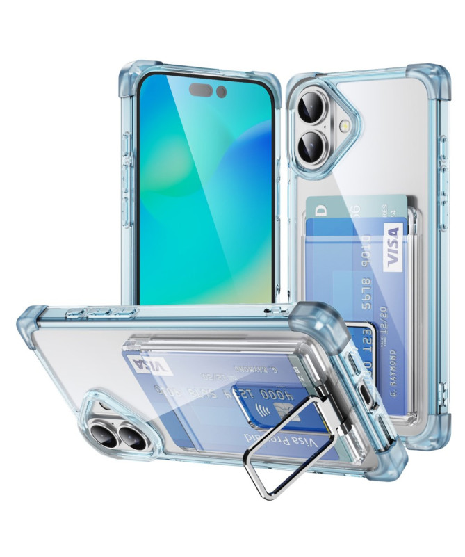 Coque iPhone 16 | Transparente, renforcée et support